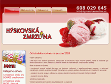 Tablet Screenshot of hyskovskazmrzlina.cz